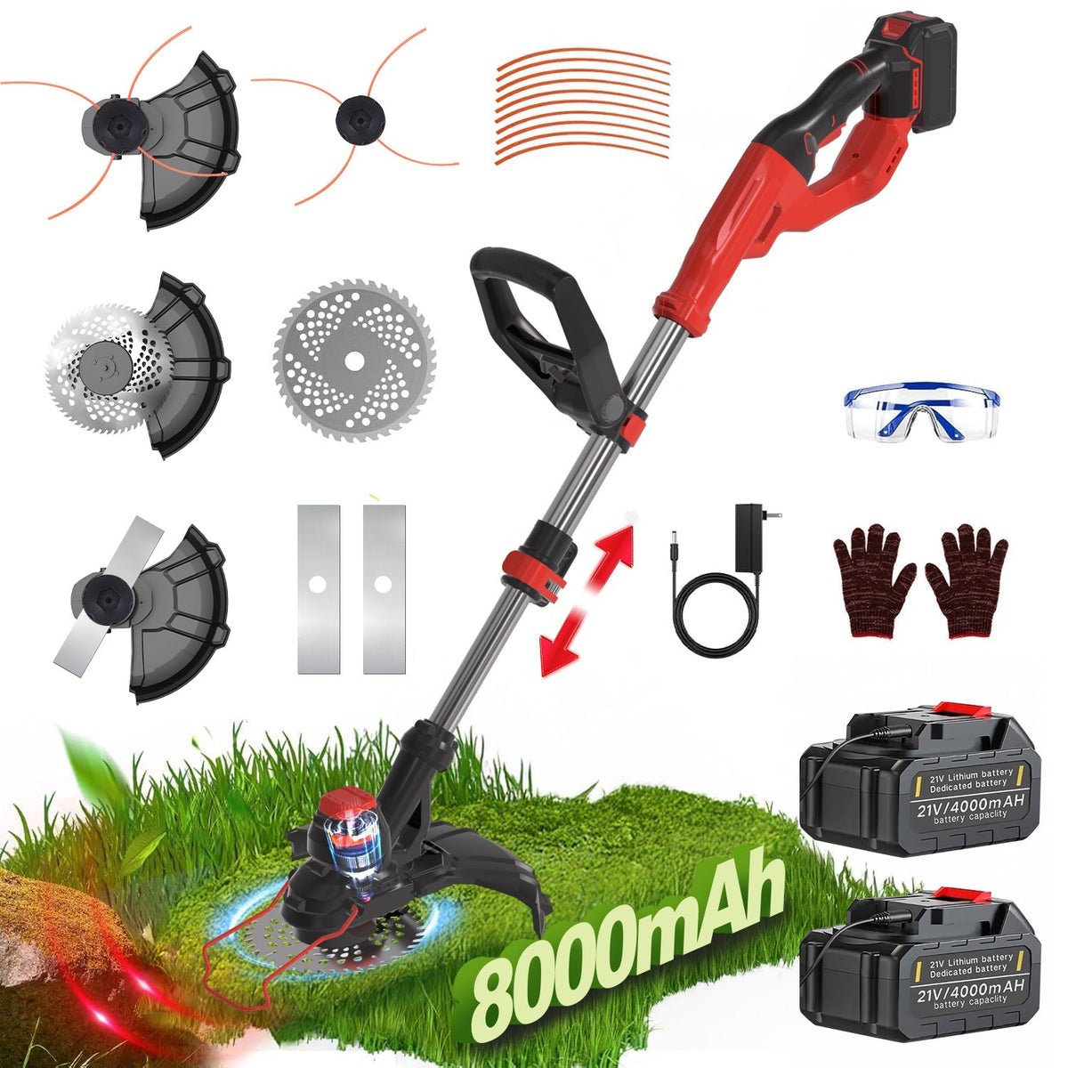 SUPSCEPTER 21V Coupe-bordures sans fil – GT-020 — Demandes recommandées