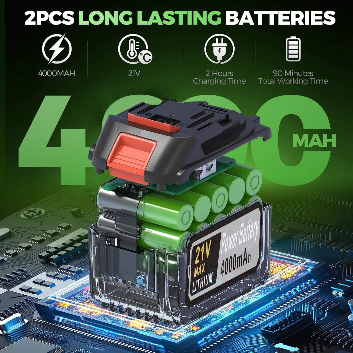 Cordless Li-ion lawn mower