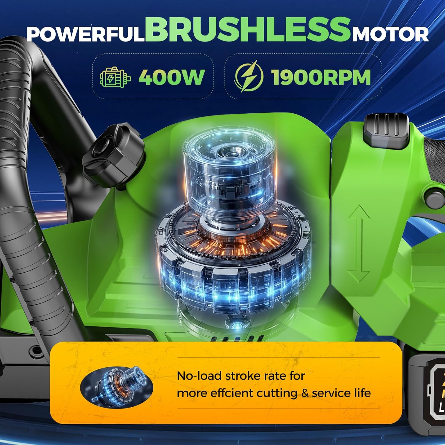 Cordless Li-ion lawn mower