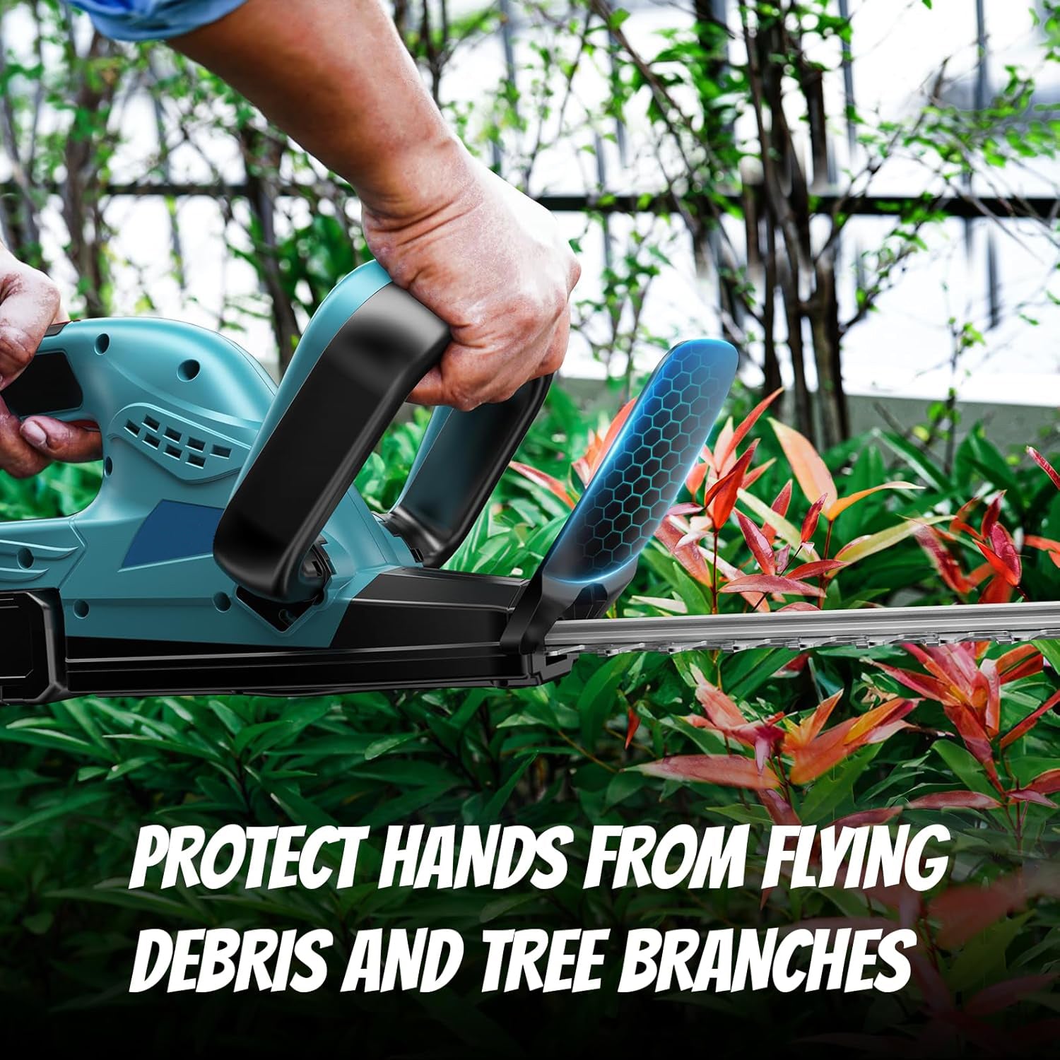 500W Lithium ion hedge trimmer