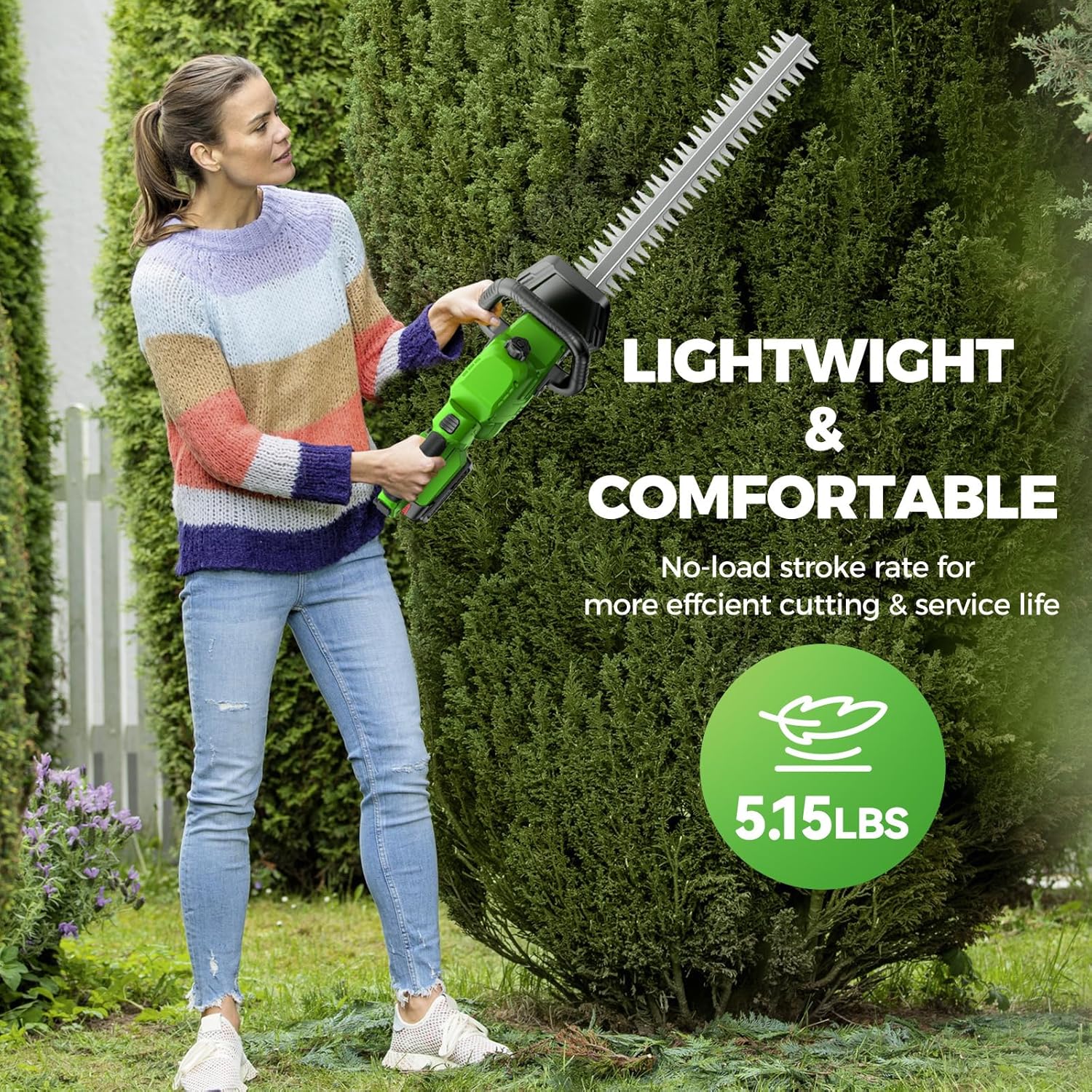 SUPSCEPTER Cordless Hedge Trimmer – HT-007 — product view 6