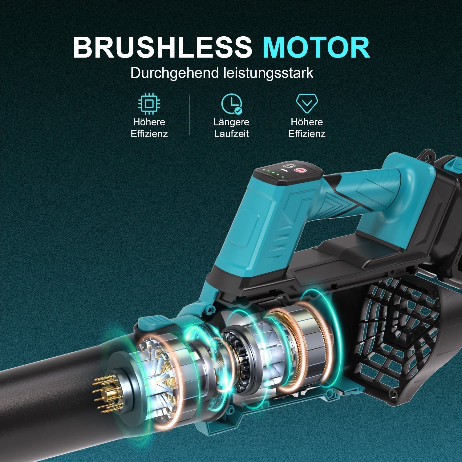 SUPSCEPTER Cordless Leaf Blower – LB-005 — product view 2