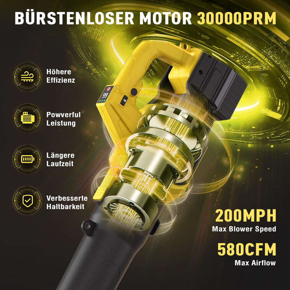 Cordless leaf blower Lithium ion hair dryer