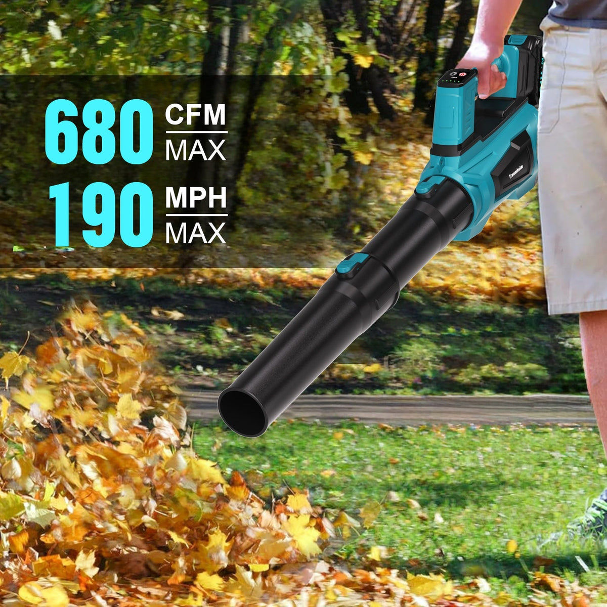 SUPSCEPTER 680CFM 306km/h Brushless Akku-Laubbläser – LB-006 — OEM / ODM Unterstützung