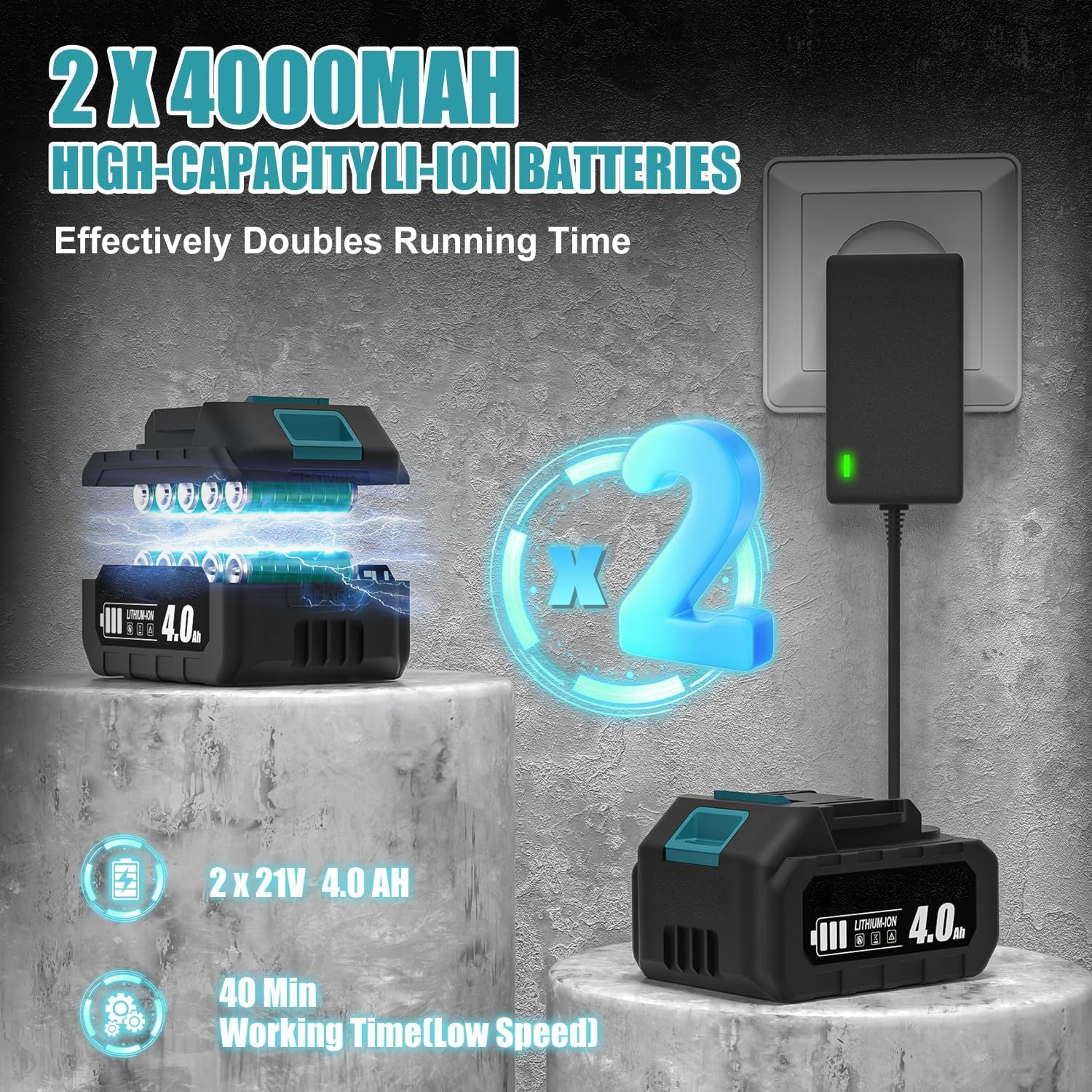 Lithium ion hair dryer