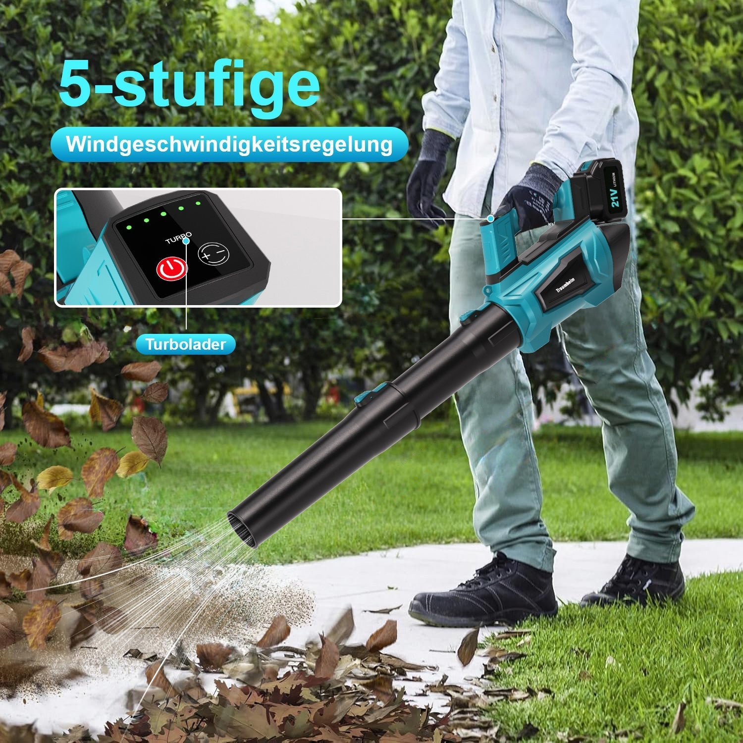 SUPSCEPTER Cordless Leaf Blower – LB-005 — product view 5