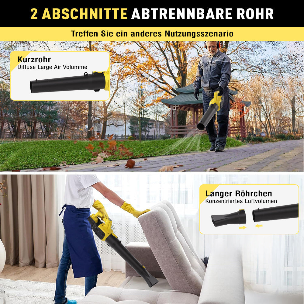 Cordless leaf blower Lithium ion hair dryer