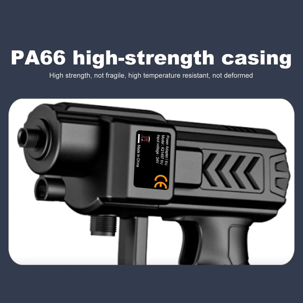 Cordless pressure washer, 300W pressure washer, car cleaner with 2 batteries, 5m hose, for car cleaning and watering