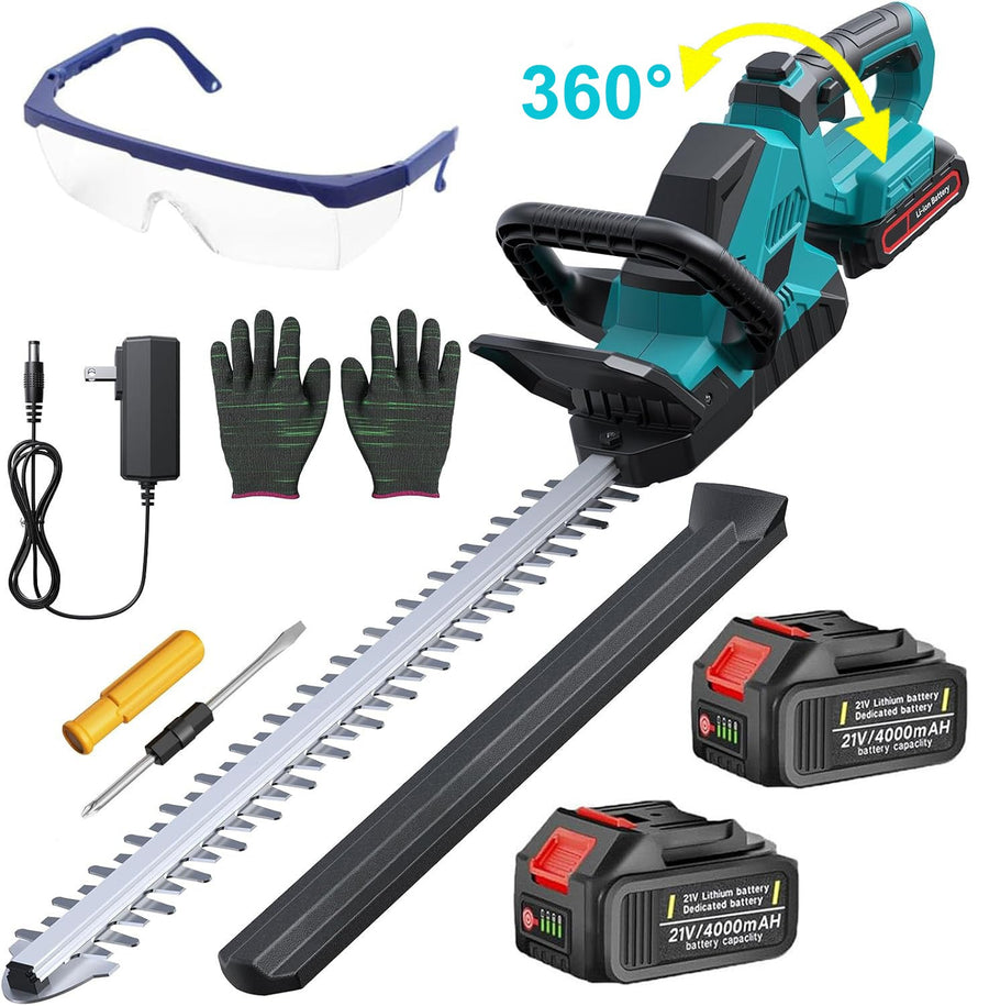 SUPSCEPTER 21V Cordless Hedge Trimmer — main product view