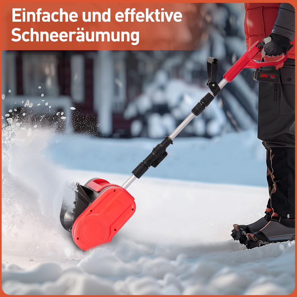 Battery-powered snow blower