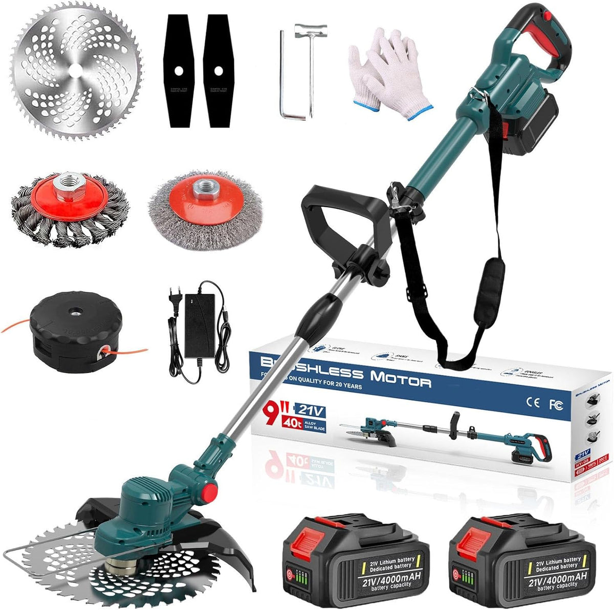 SUPSCEPTER 21V 750W Brushless Akku-Rasentrimmer – GT-013 — Empfohlene Anwendungen