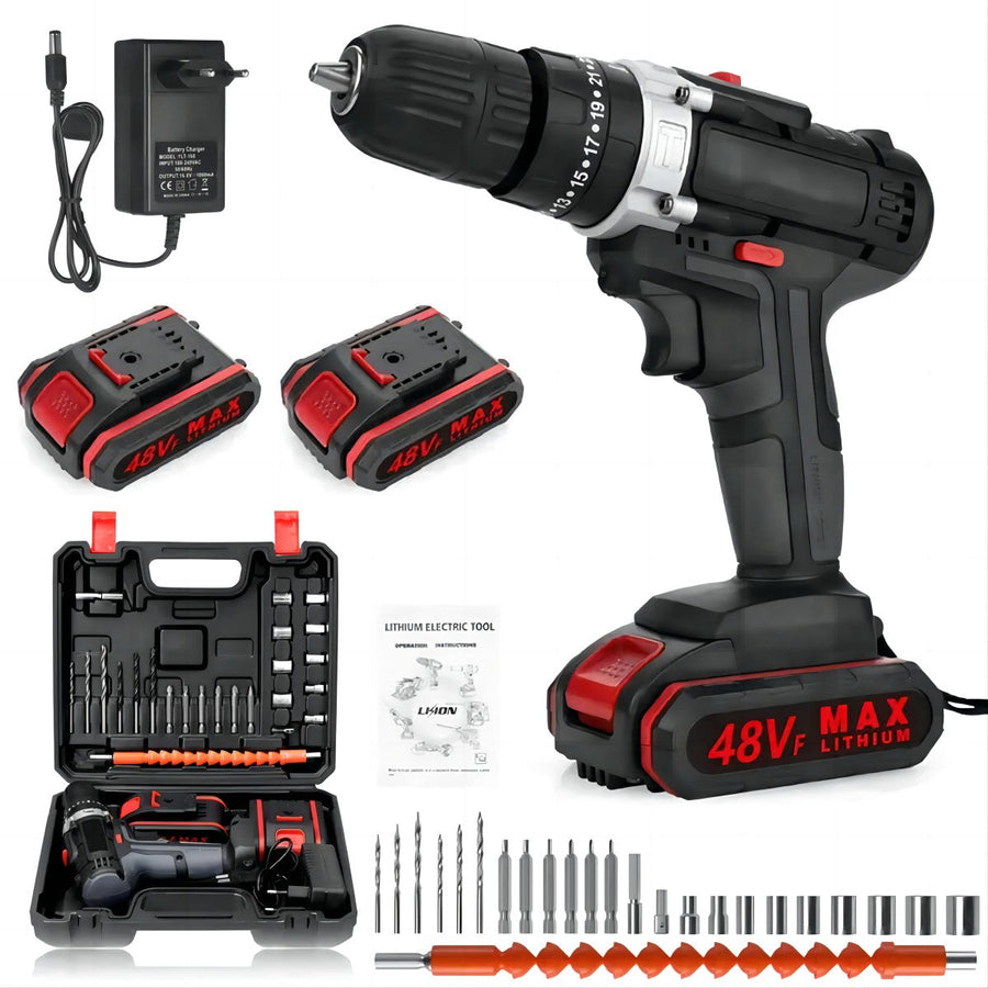 SUPSCEPTER 48VF 80W Cordless Drill/Driver Set — main product view