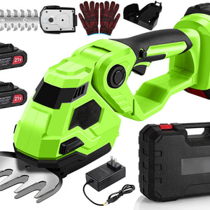 2-in-1 Cordless Hedge Trimmer & Grass Shears
