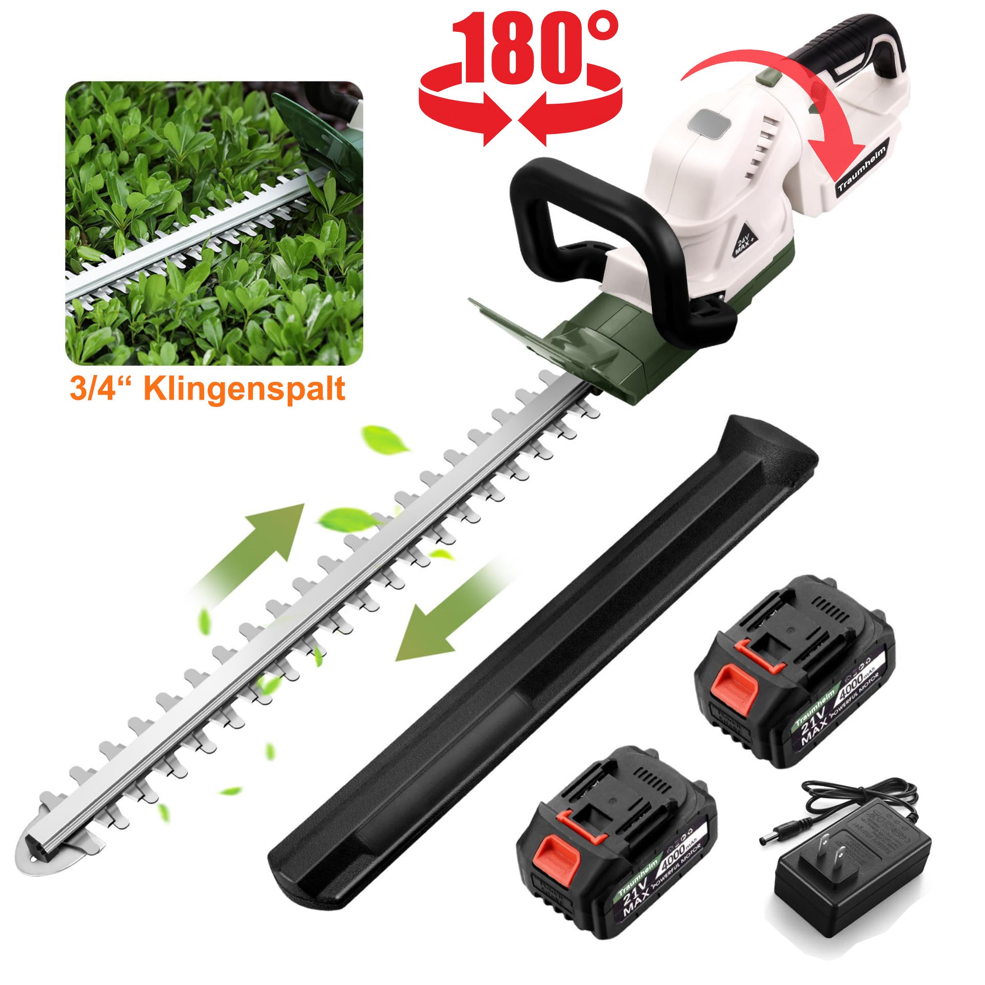 Cordless Lithium ion hedge trimmer