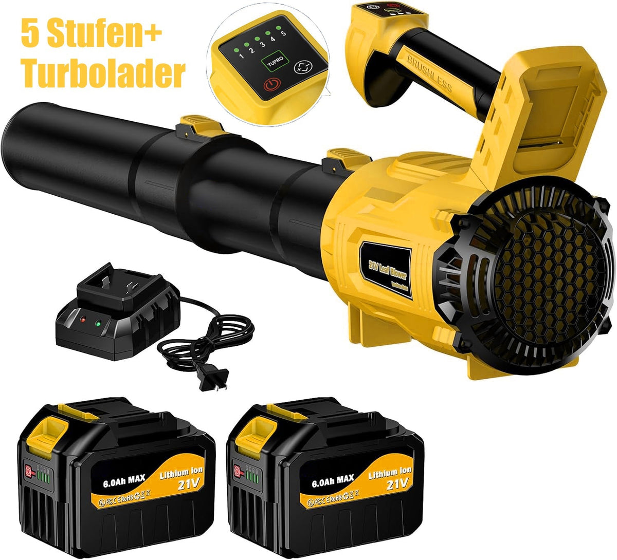 SUPSCEPTER 680CFM 190MPH Brushless Akku-Laubbläser – LB-003 — Empfohlene Anwendungen