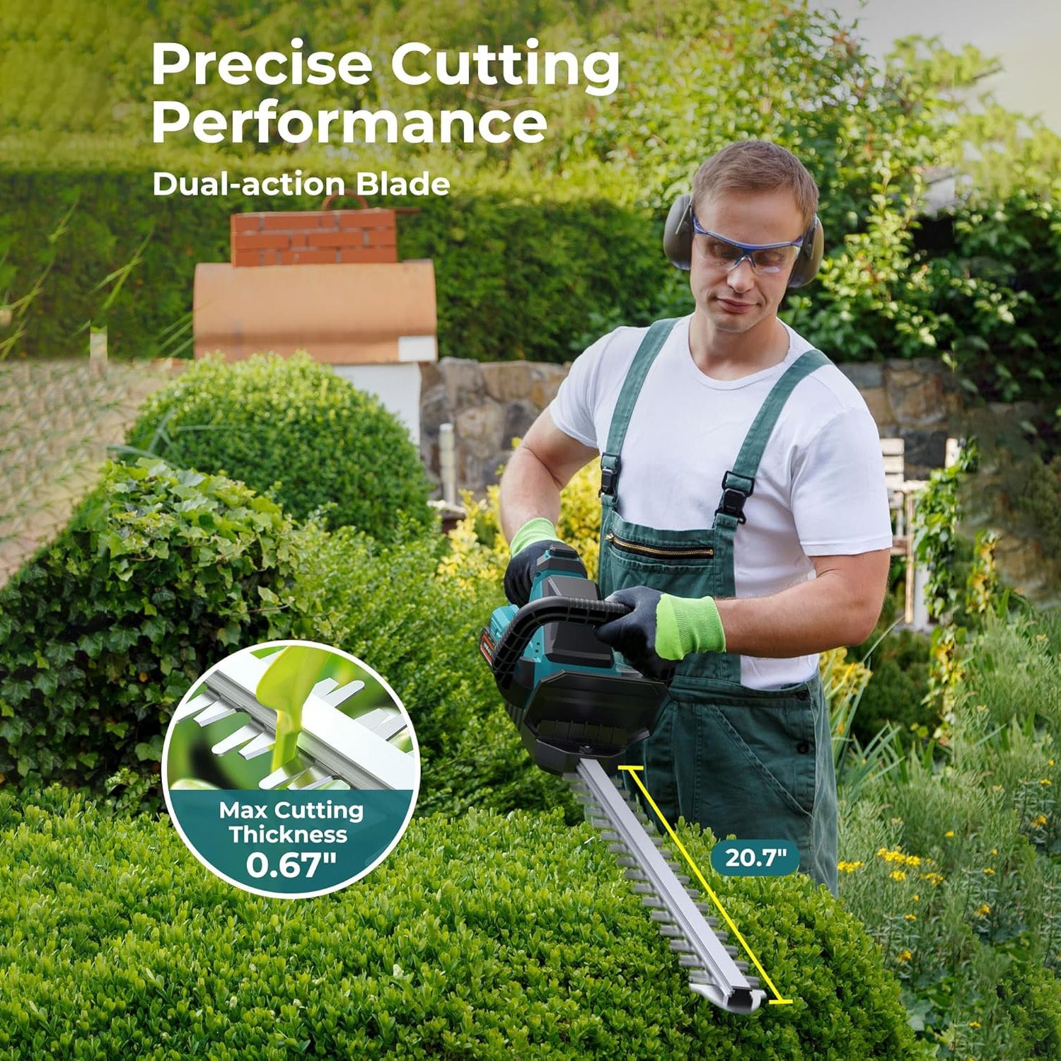 Lithium ion hedge trimmer