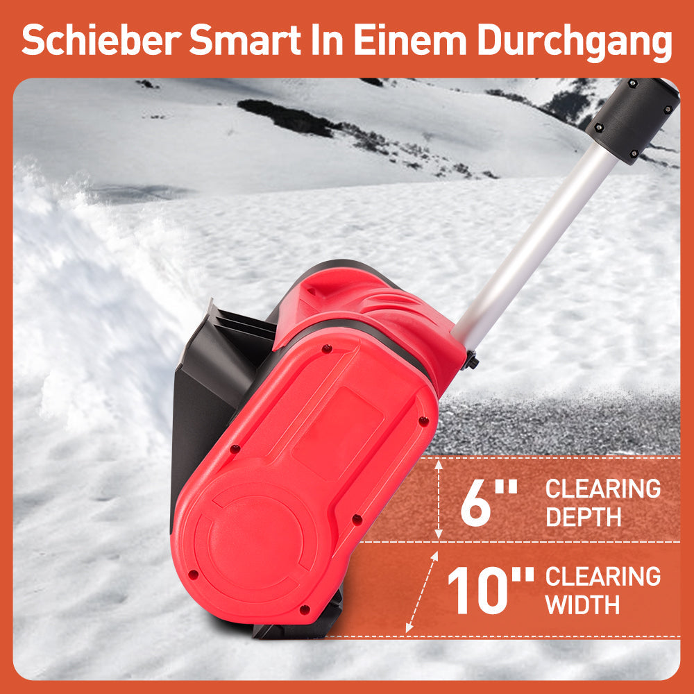 Battery-powered snow blower