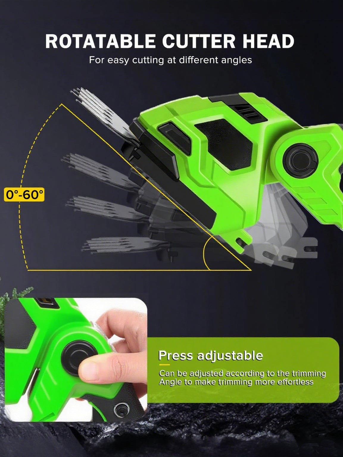 2-in-1 Cordless Hedge Trimmer & Grass Shears