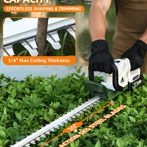 Cordless Lithium ion hedge trimmer