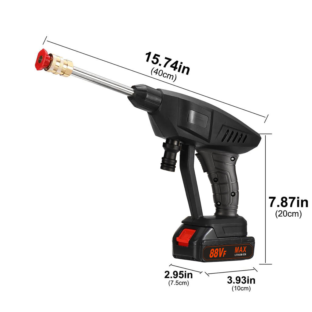 SUPSCEPTER 88VF 35bar 1000W Nettoyeur haute pression sans fil – PW-004 — Examen de la configuration