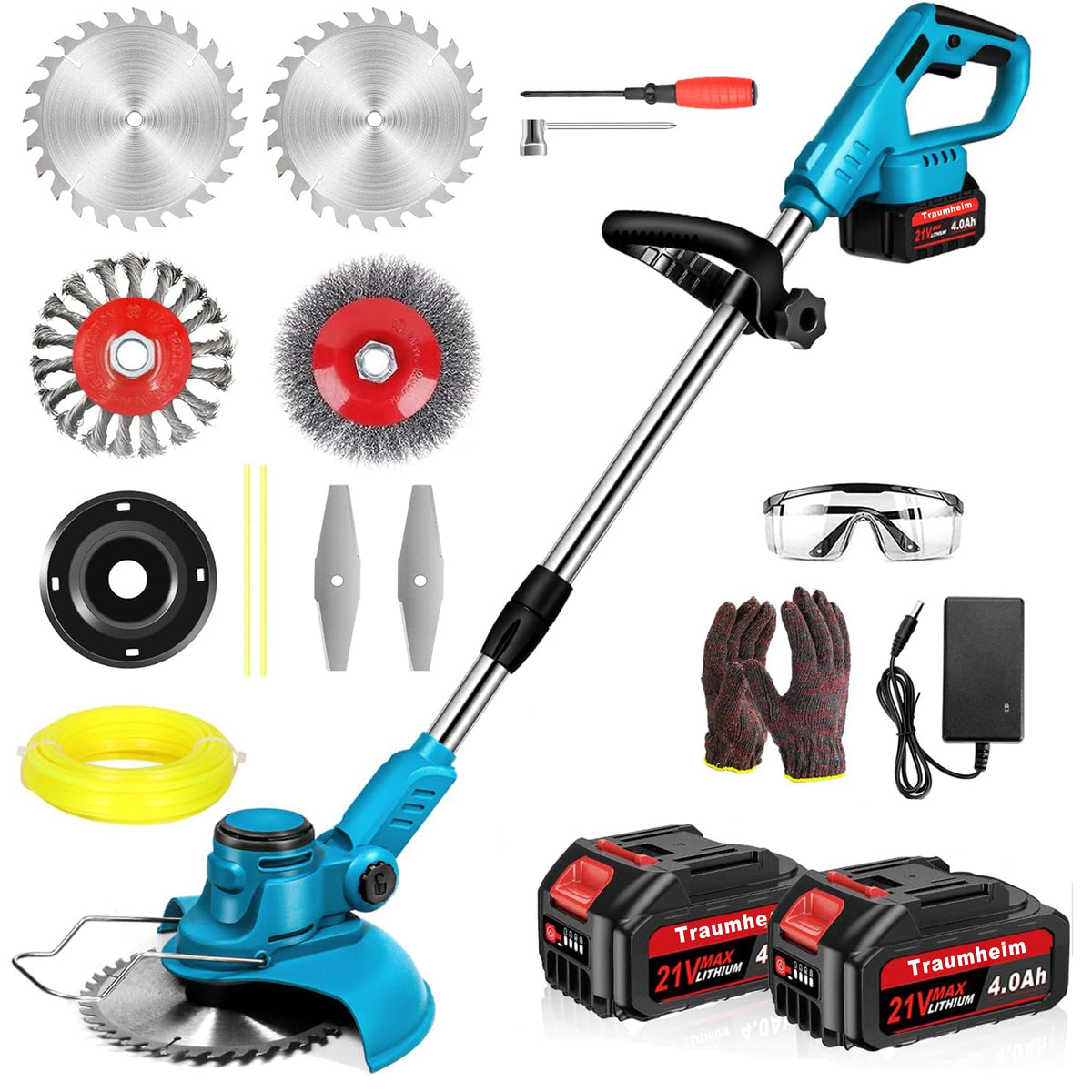 SUPSCEPTER 21V 750W Coupe-bordures sans fil – GT-016 — Demandes recommandées