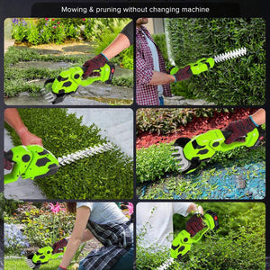 2-in-1 Cordless Hedge Trimmer & Grass Shears