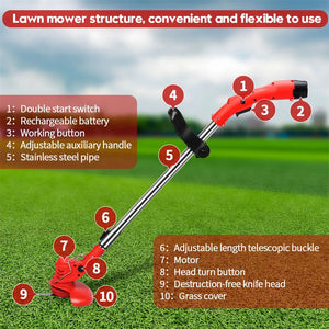 Cordless Li-ion lawn mower