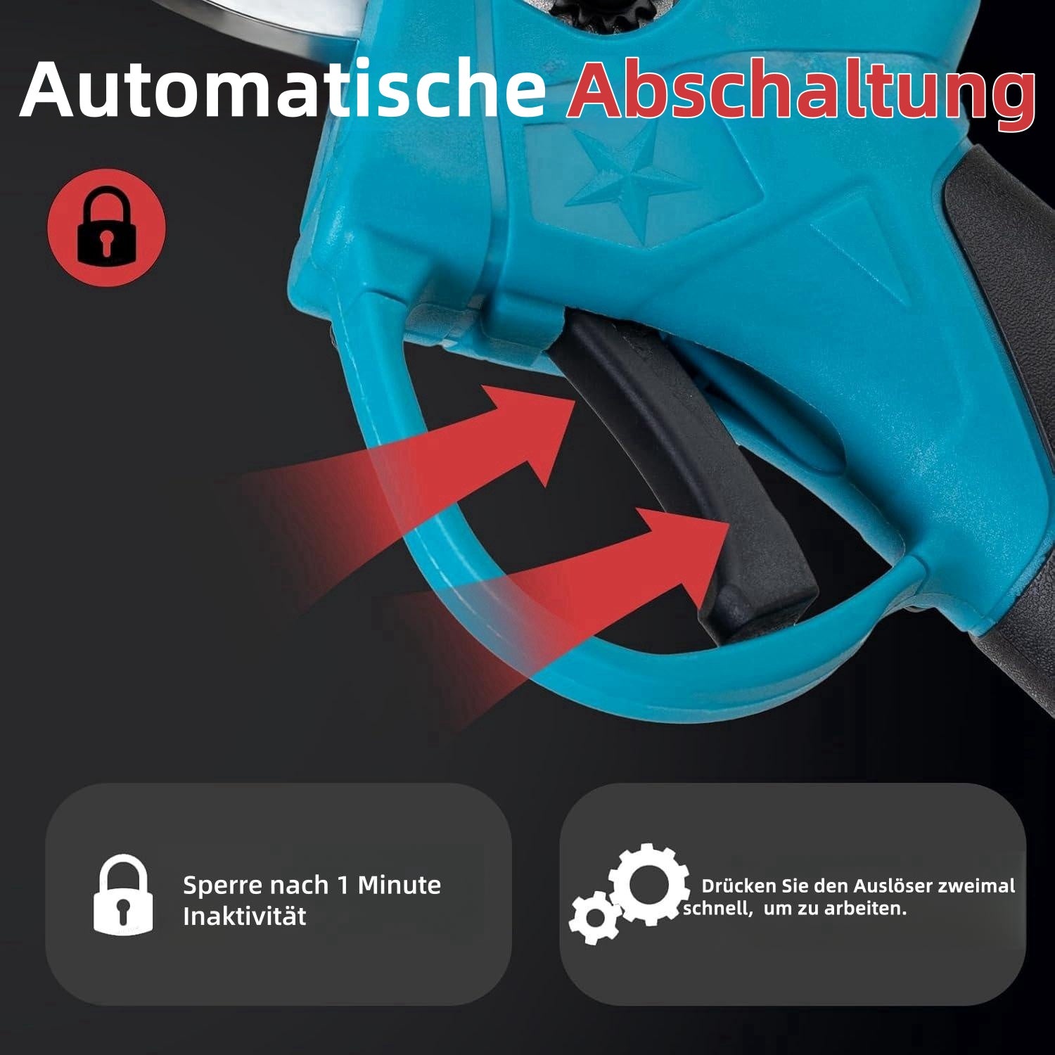 SUPSCEPTER 21V Akkuless Gartenschere — Produktdetails 4