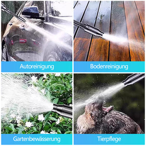 400W Cordless High-Pressure Washer, 450 PSI, Includes 2 Batteries, Charger & 3-in-1 Nozzle for Cars, Garden, Pets & Floors