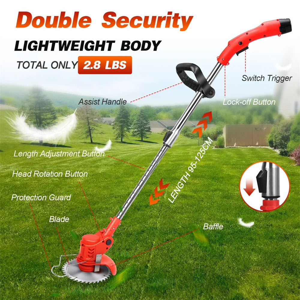 SUPSCEPTER 650W 18000RPM Cordless Grass Trimmer – GT-003 — product view 3