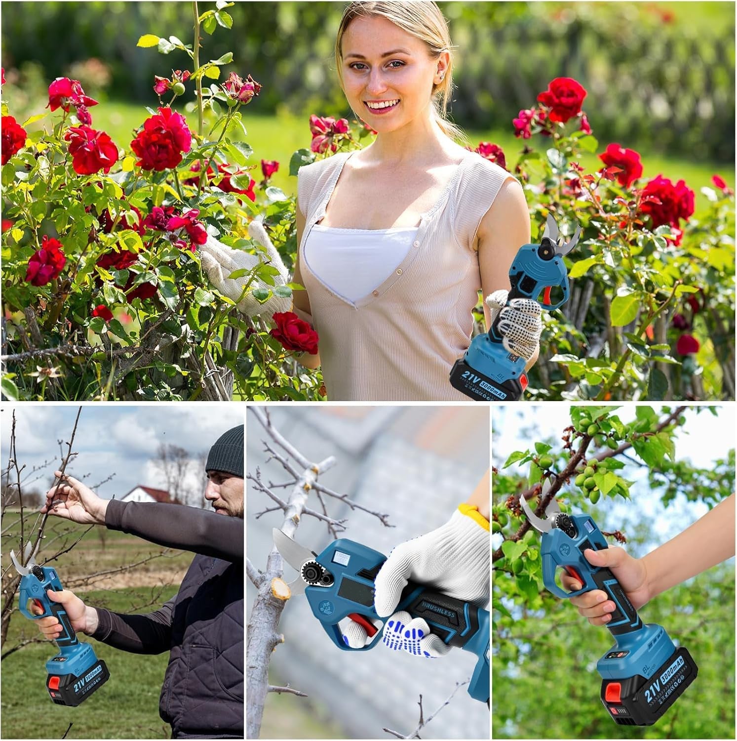 SUPSCEPTER Brushless Cordless Pruning Shears – PS-007 — product view 7