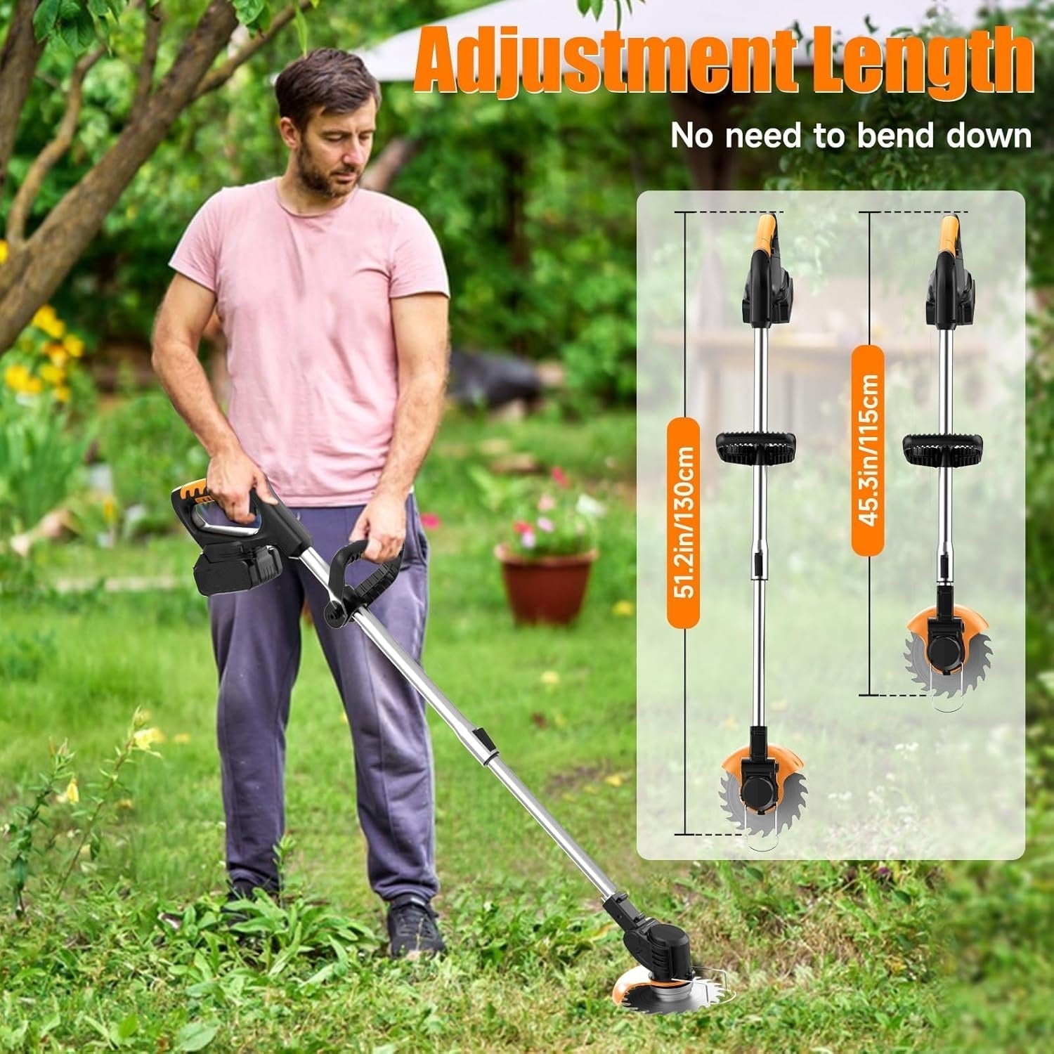 SUPSCEPTER 21V 18000RPM Cordless Grass Trimmer – GT-025 — product view 7