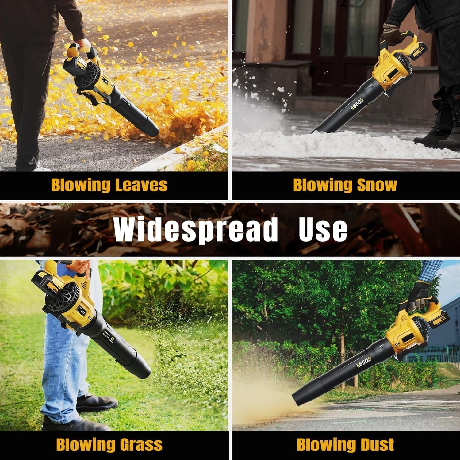 SUPSCEPTER 650CFM Cordless Leaf Blower – LB-009 — product view 8