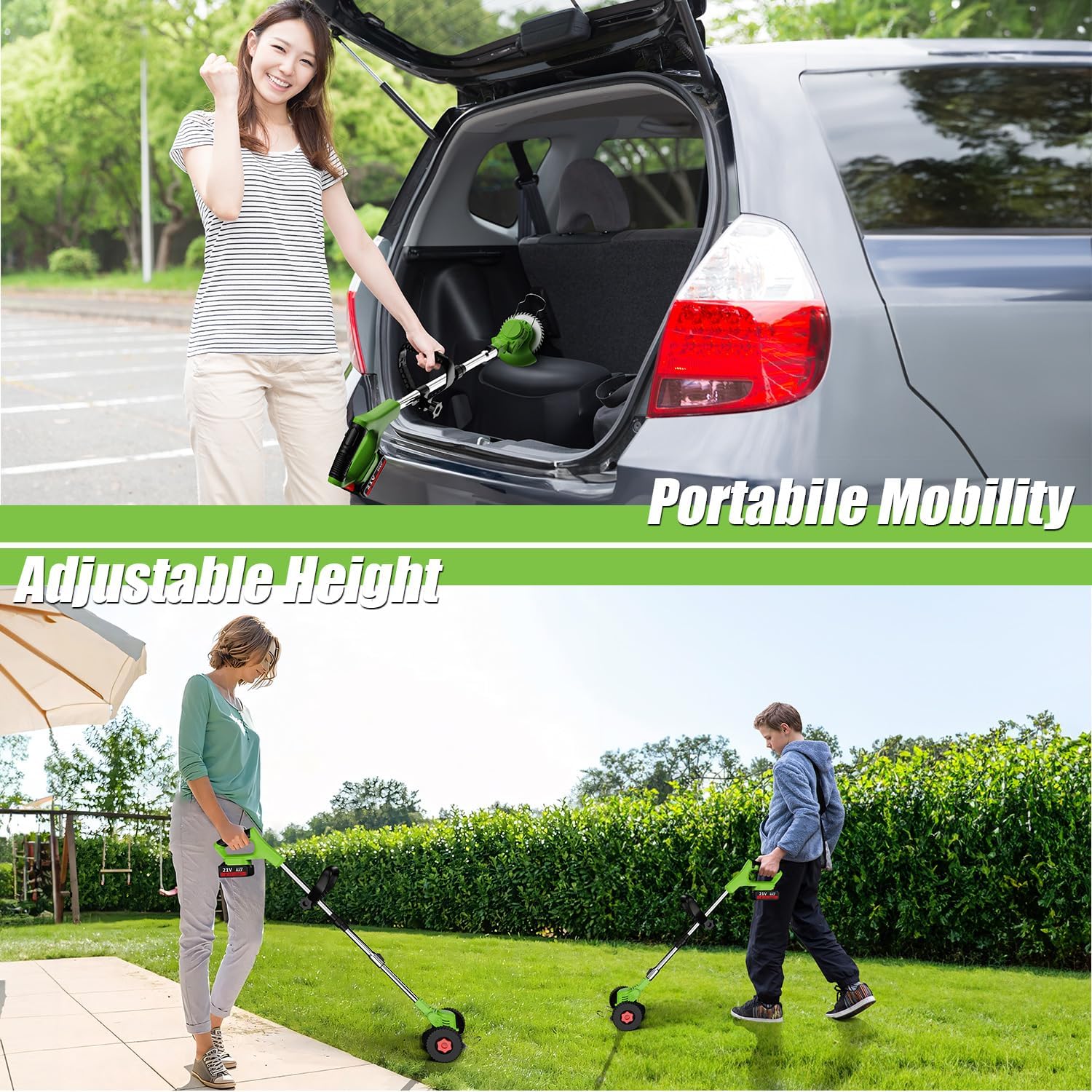 SUPSCEPTER 21V 18000RPM Cordless Grass Trimmer – GT-024 — product view 6