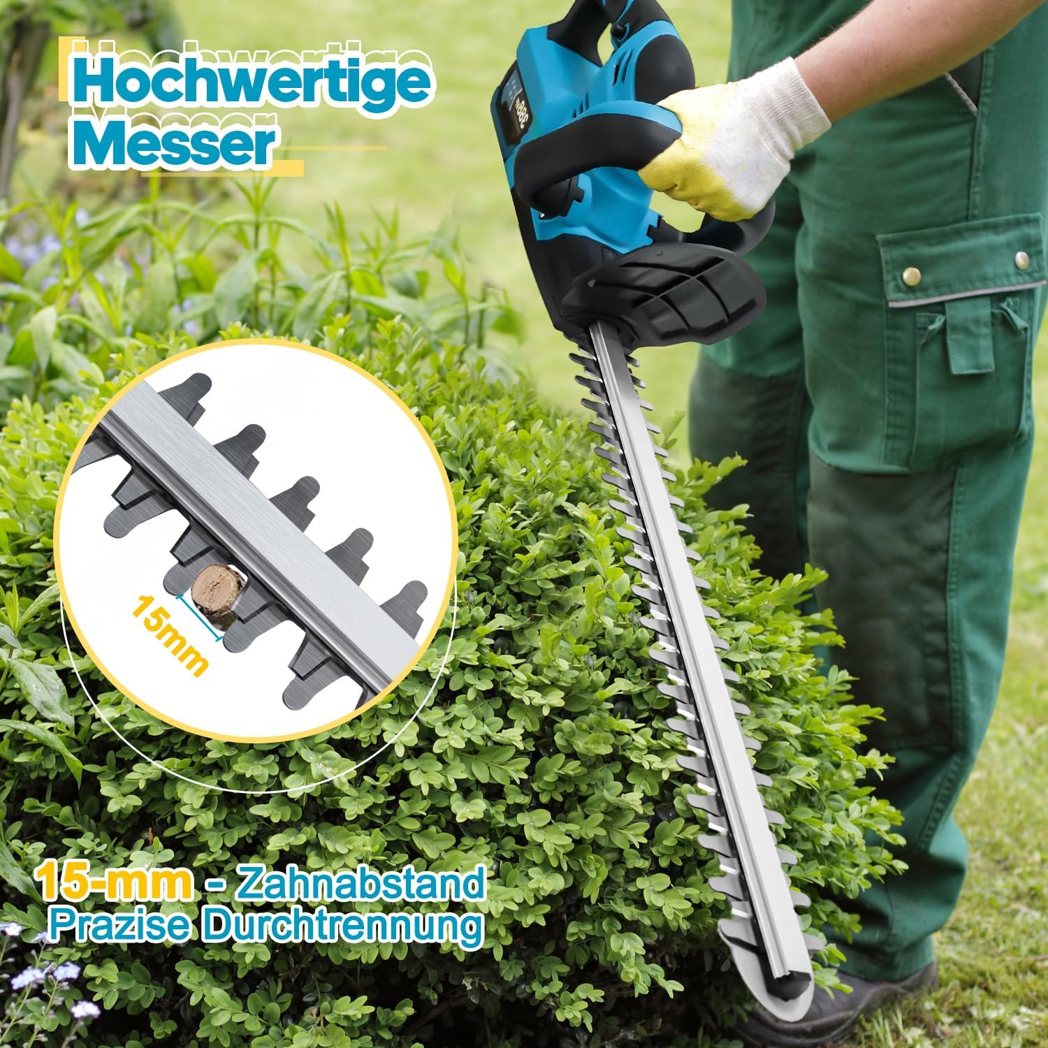 SUPSCEPTER 21V 15mm Taille-haie sans fil — détail du produit 2