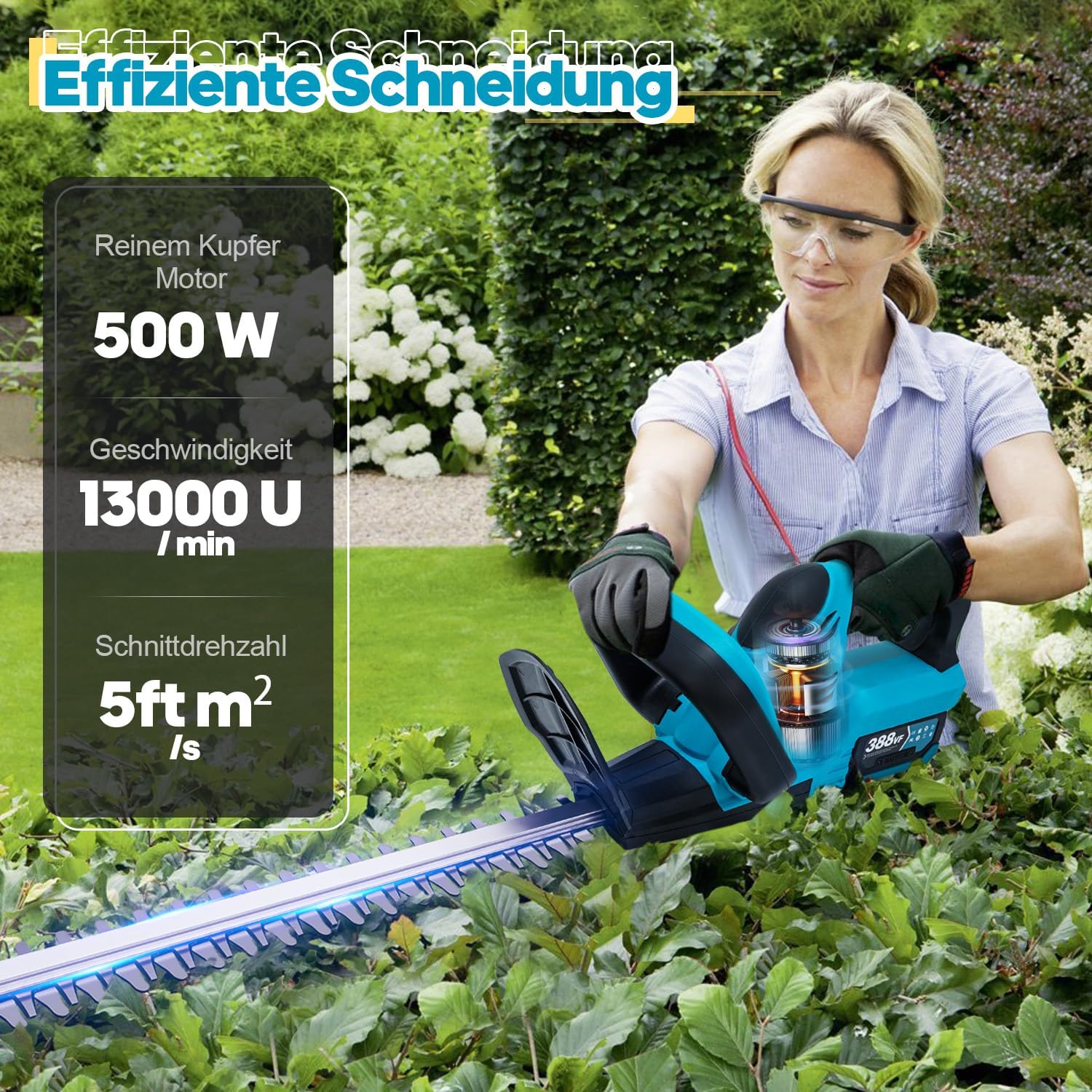 Lithium ion hedge trimmer