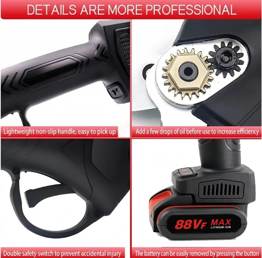 Lithium single hand saw