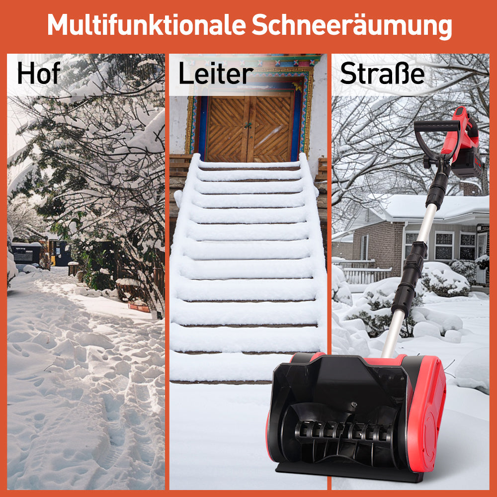 Battery-powered snow blower