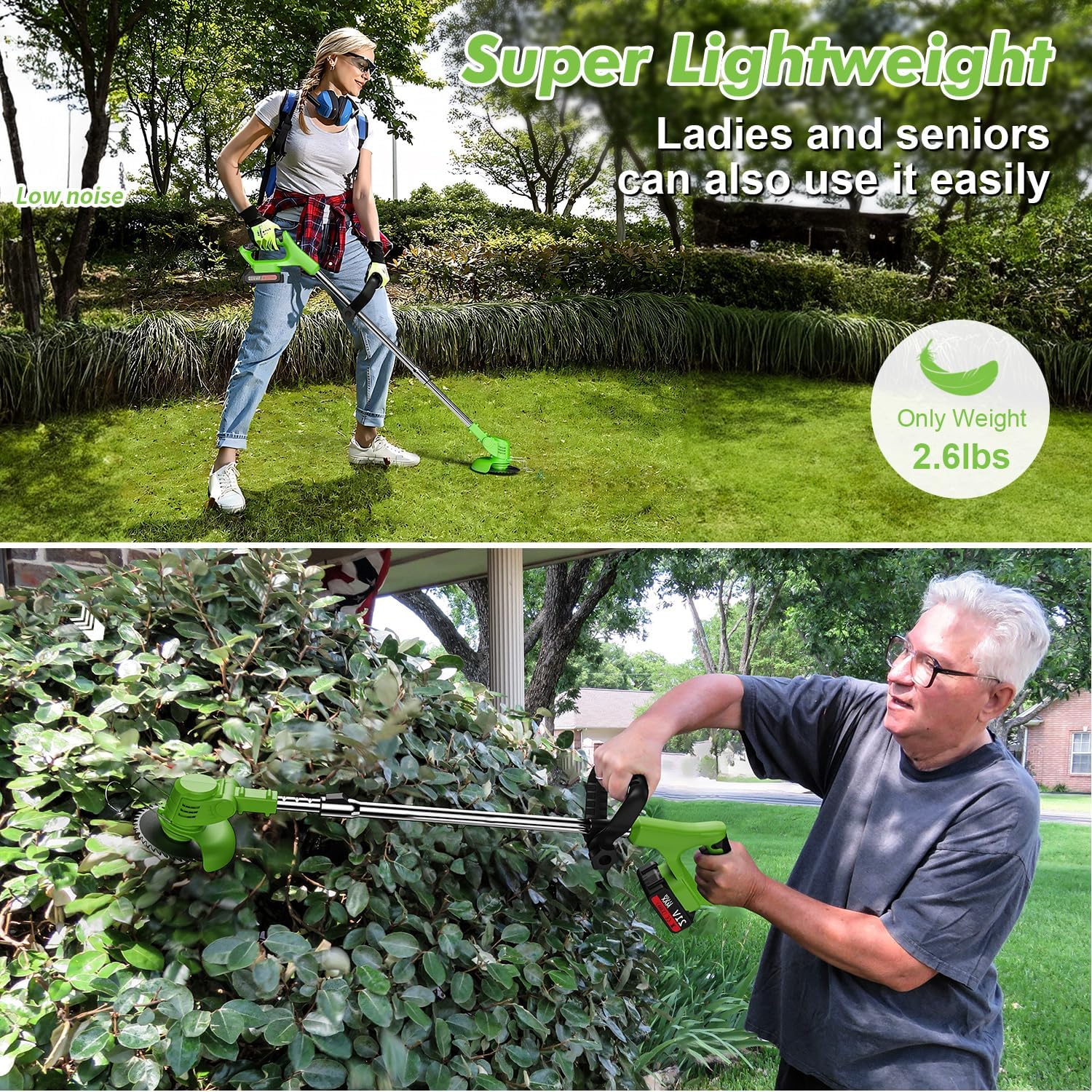 SUPSCEPTER 18000RPM Cordless Grass Trimmer – GT-007 — product view 7