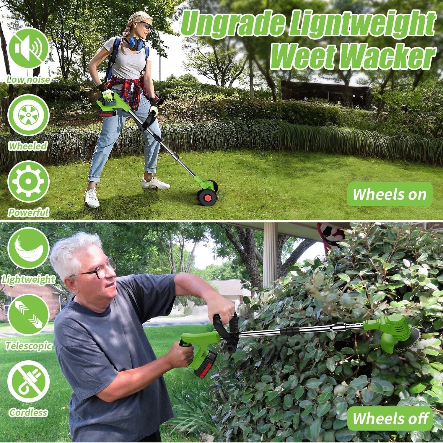 SUPSCEPTER 21V 18000RPM Cordless Grass Trimmer – GT-024 — product view 4