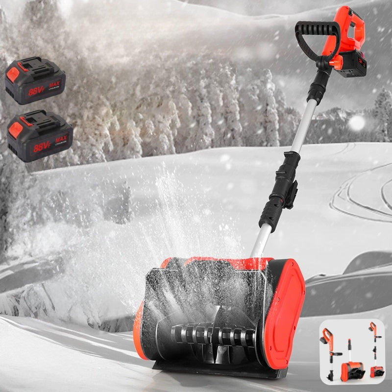 Battery-powered snow blower