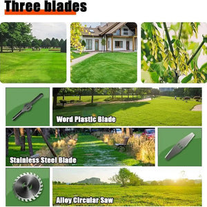 Cordless lawn trimmer Li-ion lawn mower