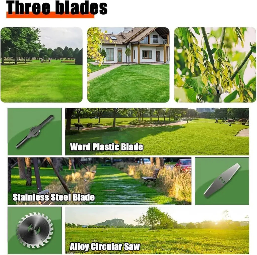 Cordless lawn trimmer Li-ion lawn mower