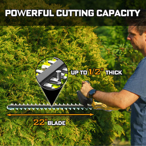 Lithium ion hedge trimmer