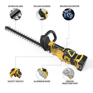 Lithium ion hedge trimmer